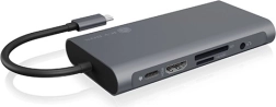 Докинг станция Icy Box USB‑C с HDMI и VGA, гигабитов LAN и Power Delivery