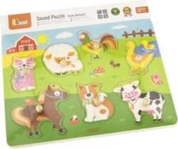 Wooden animal puzzle - sound