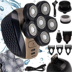 Безжична мъжка ротационна самобръсначка и тример SOULIMA 6в1