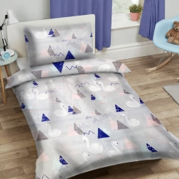 Children’s bedding 90x120cm - swans POLISH PRODUCT