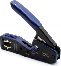 Кримпващи клещи за проходни конектори RJ45 (8P8C) кат. 5e/6