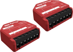 Set of 2 smart switches shelly 1pm gen3 with energy monitoring wi‑fi/bluetooth