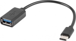 Адаптер USB‑C към USB‑A 2.0 OTG 0,15 м, черен