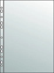 A4 polypropylene sheet protector, glossy, 80 microns