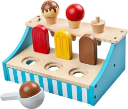 Wooden Ice Cream Stand Bigjigs Toys