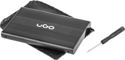 Външна алуминиева преносима кутия за диск UGO 2,5" SATA USB 2.0