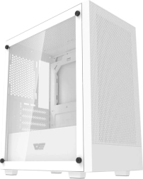Компютърна кутия Darkflash M305 micro‑ATX без вентилатори – бяла