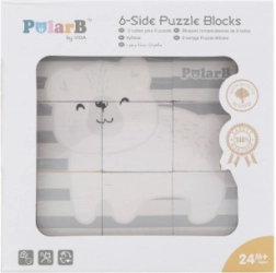 Дървени кубчета с картинки 9 бр. POLARB