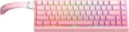 Механична геймърска клавиатура ONIKUMA G69 розова 60% RGB