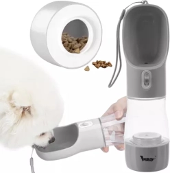 Пътна бутилка с купичка за куче Purlov