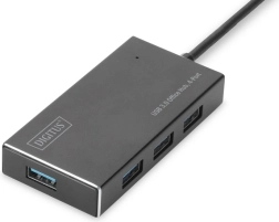 USB 3.0 хъб с 4 порта със захранване – алуминиев