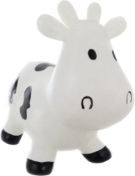 Children’s inflatable bouncy hopper cow with pump