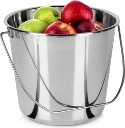 Неръждаема хранителна кофа 8 л