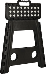 Сгъваем нехлъзгащ се стол 39,5 см – черна