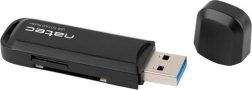 Четец на карти памет USB 3.0 NATEC Scarab 2 (SD и microSD) черен