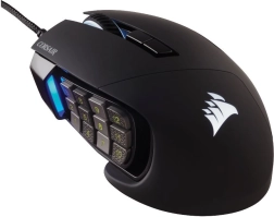 Геймърска мишка Corsair Scimitar RGB Elite 18 000 DPI, черна
