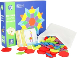 Дървена мозайка Montessori пъзел 155 части