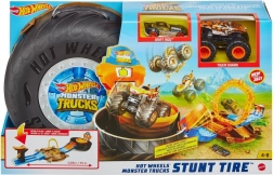 Hot Wheels Monster Trucks каскадьорска арена в гума – преносим комплект