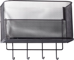 Метална висяща кошничка за врата с куки