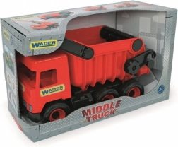Червен товарен самосвал Wader Middle Truck