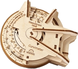 UGEARS дървен механичен курвиметър STEM – 3D пъзел (описометър)