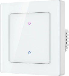 Touch wi‑fi light switch avatto, 2‑gang