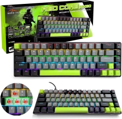 Механична геймърска клавиатура 60% MEDIA-TECH RED CORE MX60