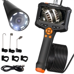 Инспекционна камера BIGSTREN 5 m IP67 с дисплей Full HD и 8 LED