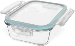 Glass food container with lid and seal 1.5 l