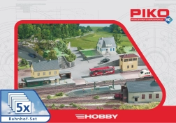 Комплект строителни модели Piko Hobby гара Neustadt, 5 части