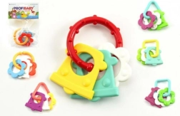 Цветна пластмасова гризалка за бебета
