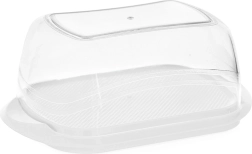 Plastic Butter Dish with Transparent Lid
