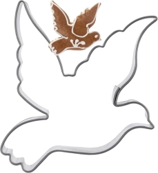 Метална форма за изрязване гълъб 6 см