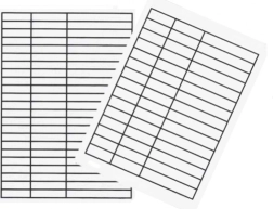 Подложка за тетрадка A4, със редове, от твърда пластмаса