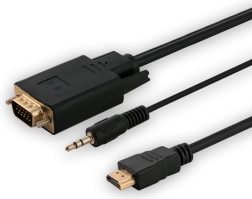 Адаптер HDMI към VGA с аудио, 1,8 м