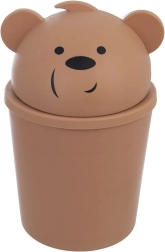 Bear waste bin 1.5 l brown
