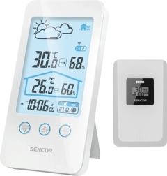 Безжична метеостанция Sencor SWS 3000W с прогноза и измерване на влажността