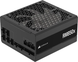 RMX Series RM850X ATX 3.1 fully modular power supply. Modular Gold