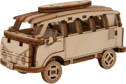 Дървен 3D пъзел WOODEN CITY Superfast ретро микробус