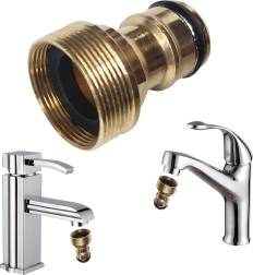 Месингов адаптер за чешма G3/4 за градински маркуч