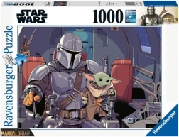 Пъзел Ravensburger STAR WARS: THE MANDALORIAN 1000 части