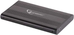 Алуминиев корпус за 2.5'' SATA HDD – черен