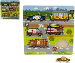 Дървена вложка Моите първи коли