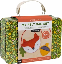 Креативен комплект чанта лисица и портмоне жълъд PETIT COLLAGE