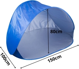 Саморазгъваща се плажна палатка с UV защита, голяма и лека