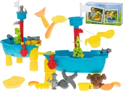 Пиратски кораб масичка за игра с пясъчник