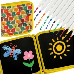 Преносима книжка за рисуване – дъска за тебешири с мечета