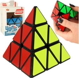 Логическа игра PYRAMINX – пирамидален пъзел-куб 9,5 см