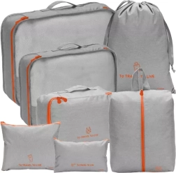 Пътнически органайзер за куфар – комплект 7 части Trizand