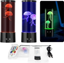 Декоративна LED лампичка с медузи на батерии и USB кабел